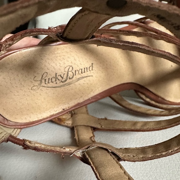 Lucky Brand “Lizbethe” Caged Sandal - Size 8. - Picture 4 of 8